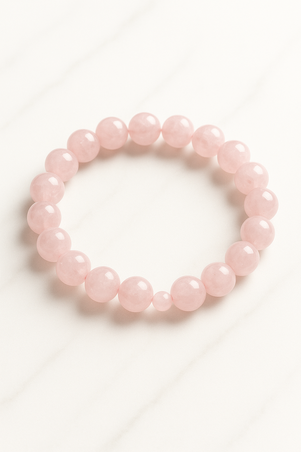 Bracciale di Quarzo Rosa