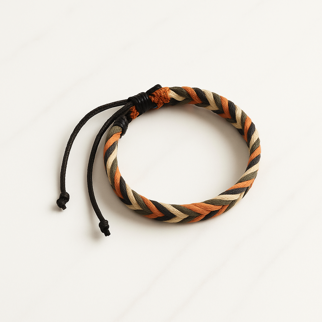 Bracciale regolabile in stile surfer