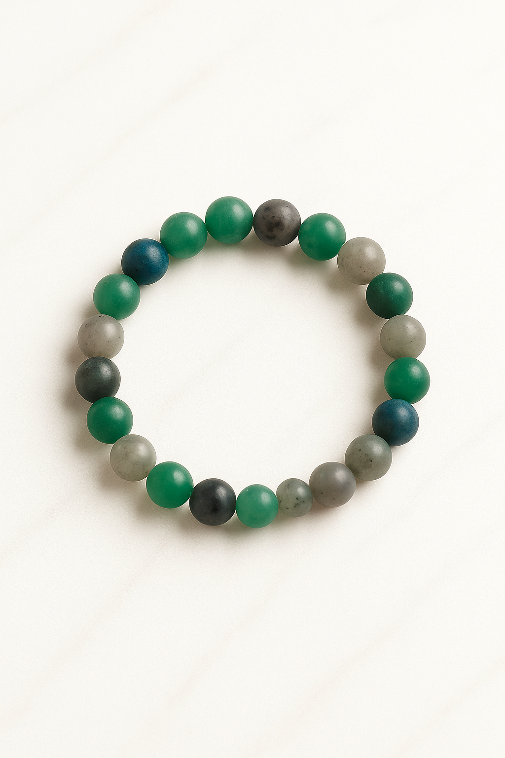 Bracciale in avventurina, labradorite e ossidiana