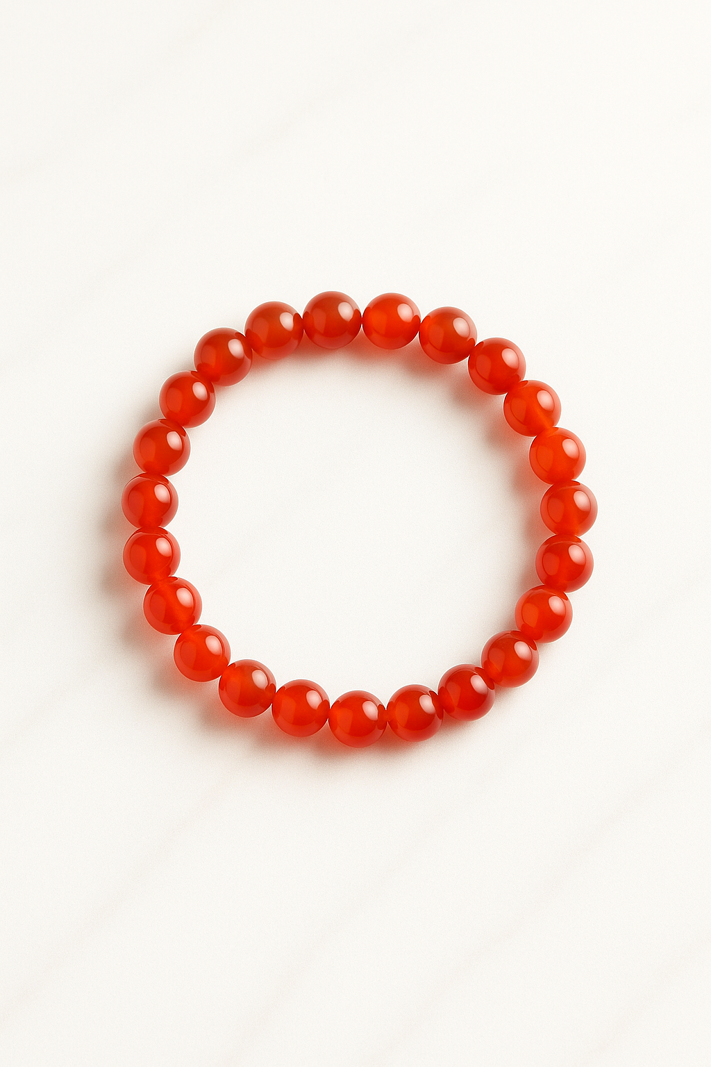 Bracciale con perline di corniola