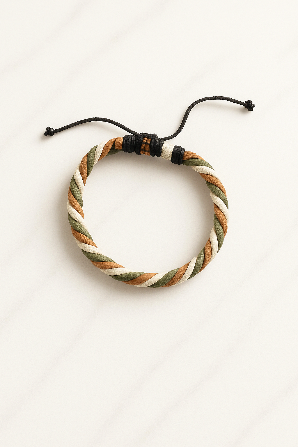 Bracciale intrecciato in corda etnico