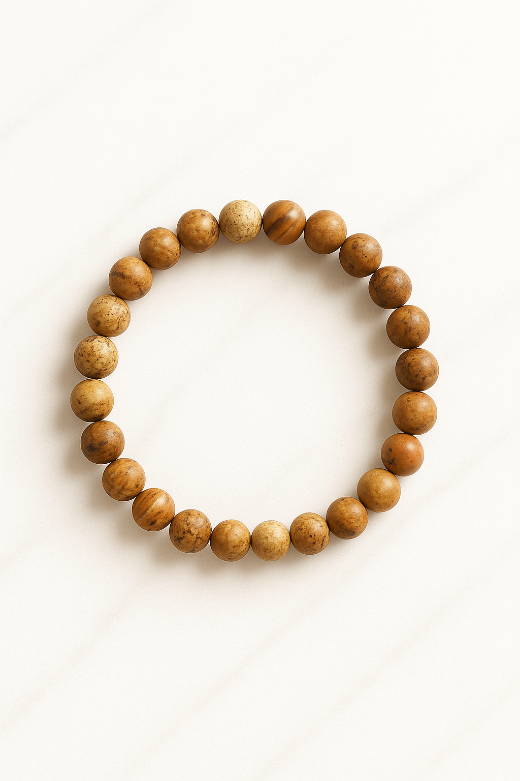Bracciale di perline in jasper